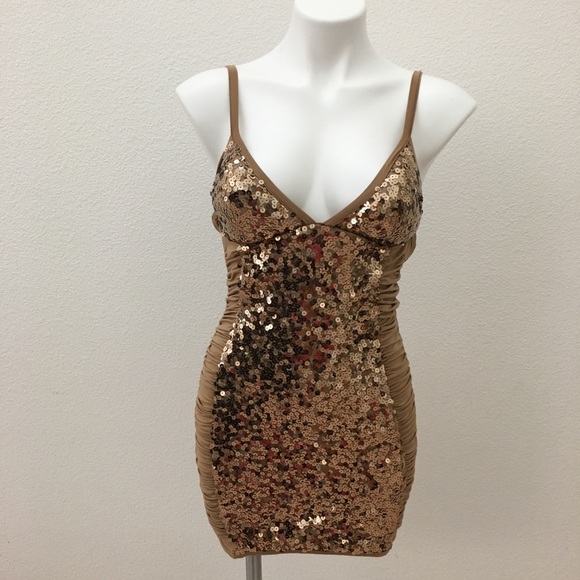 Wet Seal | Dresses | Gold Sequin Dress | Poshmark Wet Seal | Dresses | Gold Sequin Dress | Poshmark